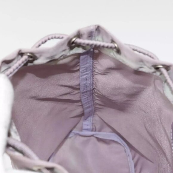 PRADA Pouch Nylon Purple Silver Auth 90239 - Picture 13 of 16